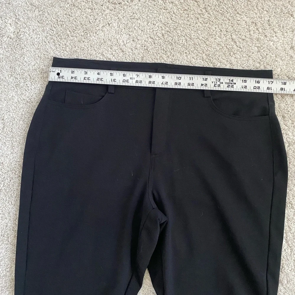 MICHAEL Michael Kors Black Pants with Gold Label Detail - Picture 6 of 7